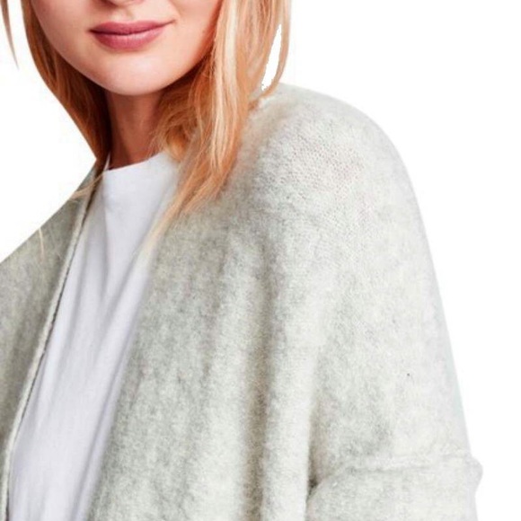 FREE PEOPLE Phantom Cardigan NWT S Heather Grey - Picture 6 of 11